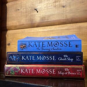 The Burning Chambers, The Ghost Ship, The Map of Bones by Kate Mosse